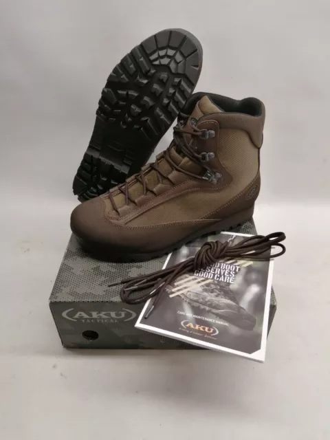 NEW AKU Pilgrim Gore-Tex Combat Brown Boots MOD Hiking Expedition Army Issue