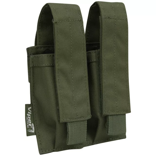 Viper doble táctica de la pistola Mag munición bolsa tiro militar MOLLE verde ol