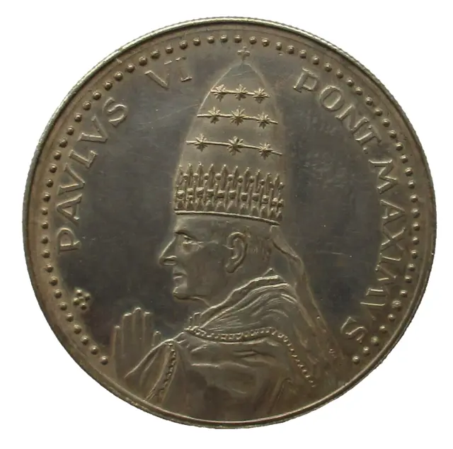 Vatikan Religiöse Medaille PAX - Papst Paulus VI 1963-1978 Pontifex Maximus