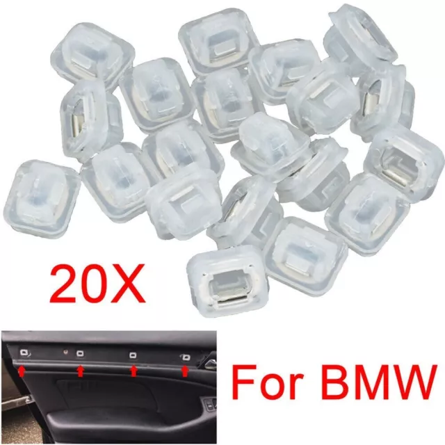 Pour BMW Série E46 E90 E91 E92 E93 E53 clips panneau garniture de porte 20 piè