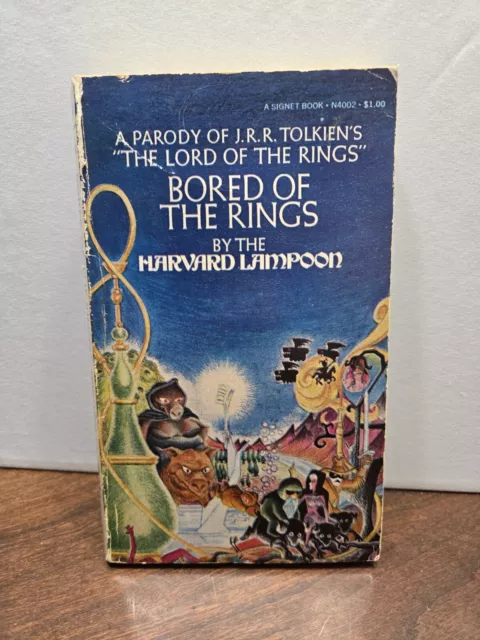 1969 Bored of the Rings by the Harvard Lampoon (LOTR Tolkien Parody) 1st Ed.