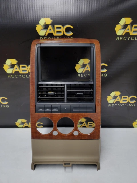 2007 Ford Explorer Dash Radio Bezel w/ Vents Wood Grain OEM