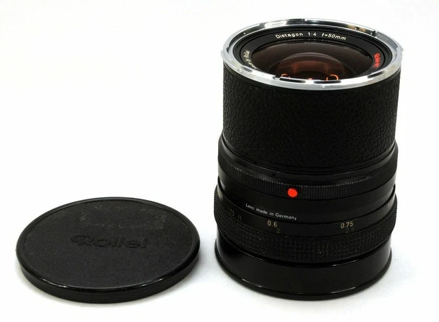 Rollei - HFT Rolleiflex 6000 Series Distagon 50mm F4. Lenti Pulite Meccanica OK!