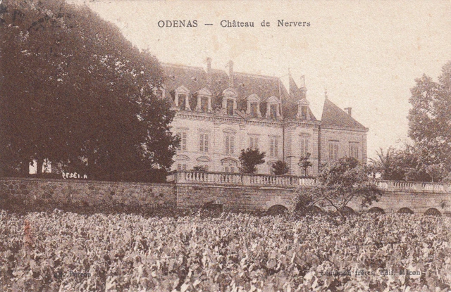 ODENAS château de nevers timbrée 1931