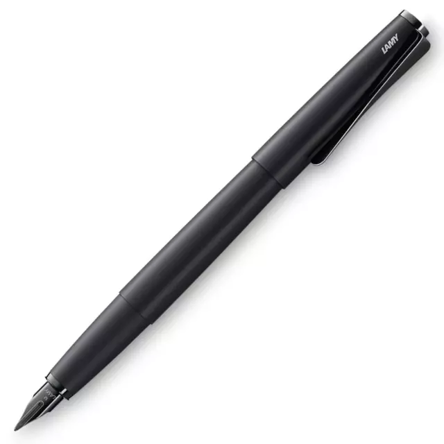 Used, Lamy Studio Lx Fountain Pen 066 - All Black - Fine Nib_80114,- Fine Nib