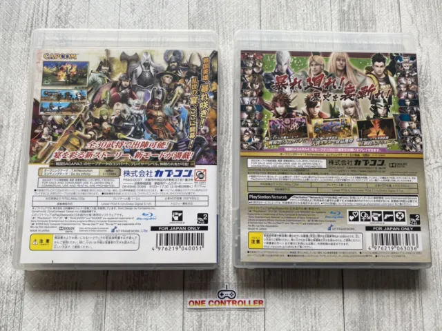 SONY PlayStation 3 PS3 Sengoku Basara 3 Utage & 4 Sumeragi set from Japan 2