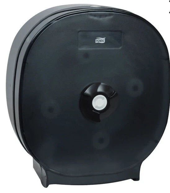 New Commercial Tork 4-Roll Toilet Paper T34 Tissue Dispenser Black 88411