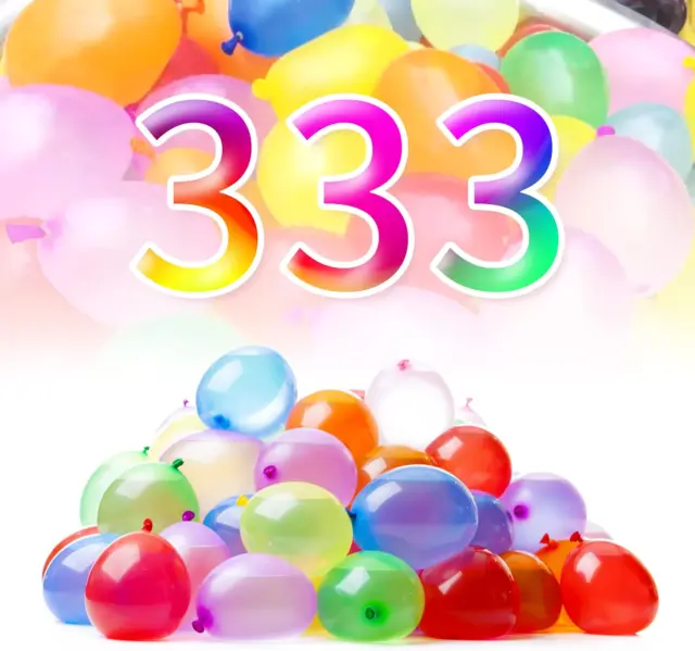 Stück Wasserbomben Balloons, Schnellfüller Wasserballons, 9 Bündel Mit Je 37 Wat