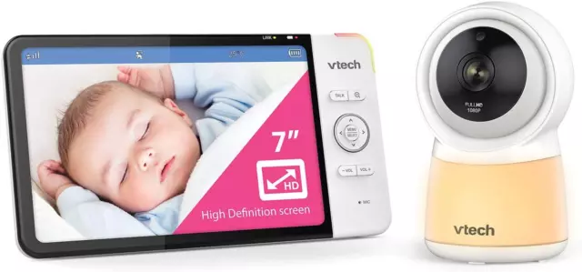 Vtech RM7754HD 7" Colour Parent Unit, Smart Wi-Fi, 1080P HD Video Baby Monitor w