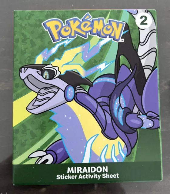 2025 MCDONALD’S HAPPY Meal Toys Pokémon 2 Miraidon SEALED Cards ! £3.