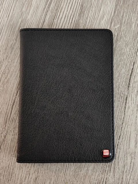 Porte Feuille Etui Carte Grise Seat Leon Ibiza Surpiqure Rouge