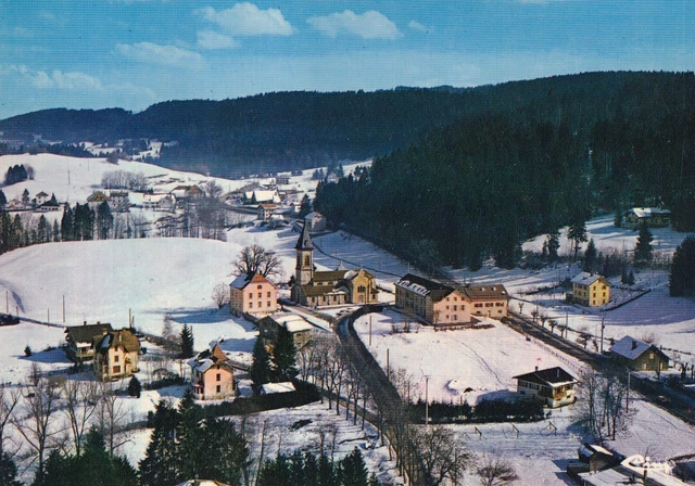 Carte postale postcard 10x15cm MALBUISSON DOUBS vue aérienne