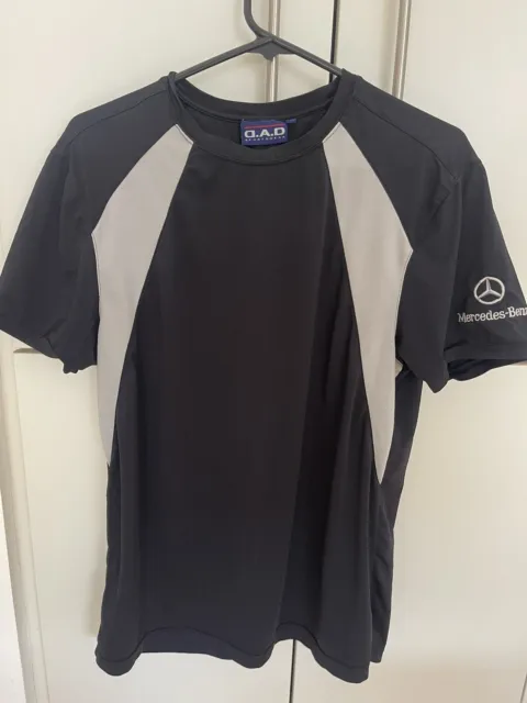 T-shirt squadra MERCEDES BENZ F1 2013 bianca nera maniche corte M