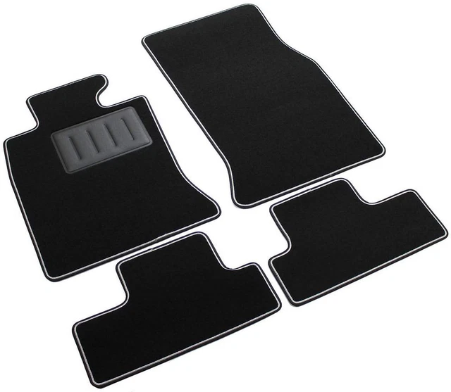 Set 4 Matten Auto Mini R56 Von 2006-2014 Teppichboden Schwarze Anti-rutsch
