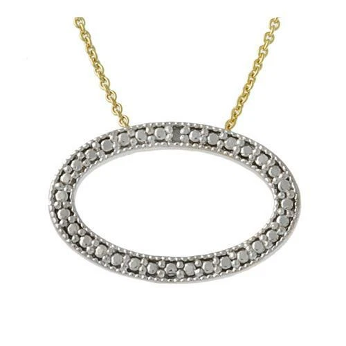 Collier Coeur Argent 925 Avec Diamant, 45.7cm (18") - Neuf Sans Emballage