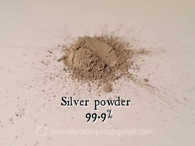 20g Silver Metal Powder 99.9% Lab Grade Reagent