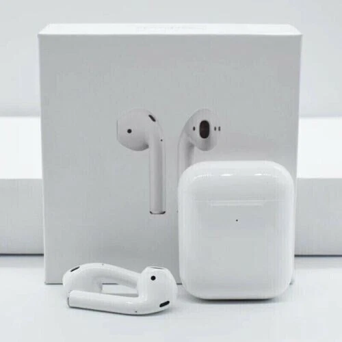 Apple AirPods 2nd Generation With Earphone Earbuds & Wireless Charging Box Xmas!