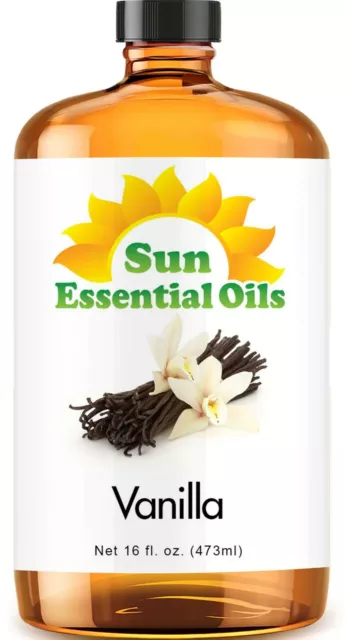 Best Vanilla Essential Oil 100% Purely Natural Therapeutic Grade 16oz