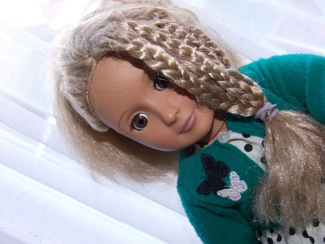 Jessie Is A Fab Platinum Plated Blonde Hair Brown Eyed 18" Our Generation Doll