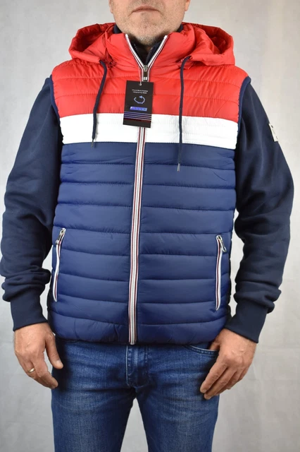Piumino Smanicato Uomo Giubbotto Senza Maniche Gilet Giubbino Imbottito Slim Fit 4