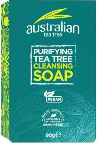 Optima Australian Tea Tree Soap Bar 90g x 6 Bars. BBE 04/2026