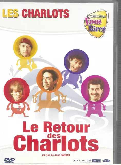 LE RETOUR DES CHARLOTS - DVD - Richard Bonnot - Jean Sarrus - Gérard Filipelli