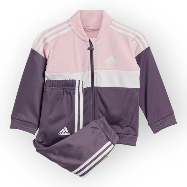 Tuta Adidas Bambina Acetata Completa Set Bimba Giacca e Pantaloni Tutina Neonata