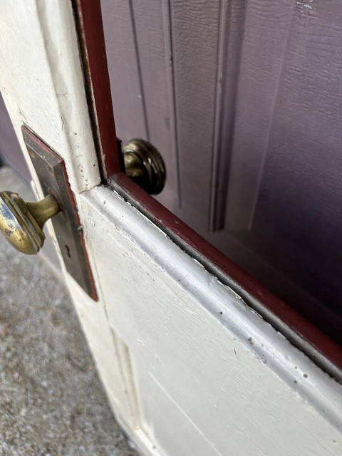 Antique Vintage Wood Entry Door 7