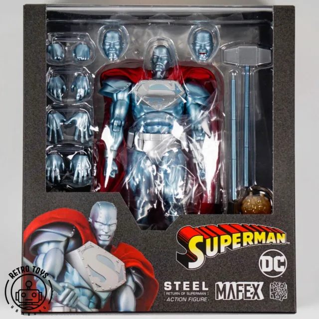 MAFEX STEEL MEDICOM 164 Return Of Superman Man Of Steel DC Comic #164 NEU OVP