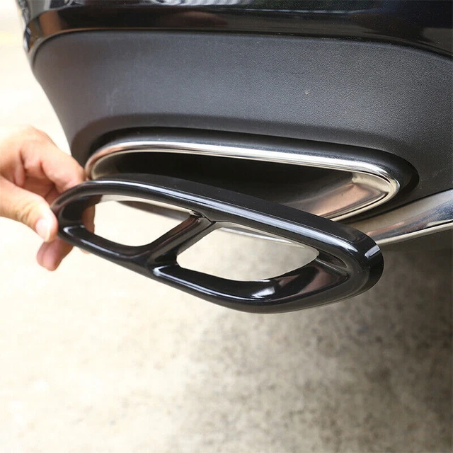 Copertura Scarico Acciaio Inox Scarico per Mercedes W205 W212 W246
