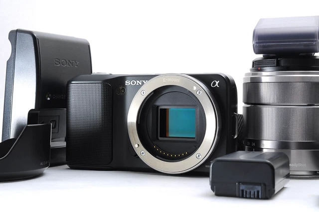 Sony Alpha Nex-5r 16.1mp Appareil Photo Hybride objectif 18
