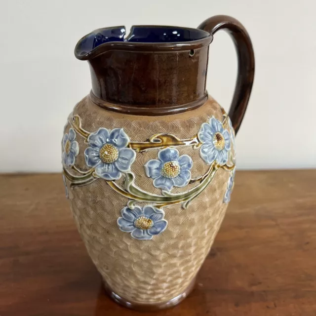 Beautiful Antique Royal Doulton Ewer Jug 2