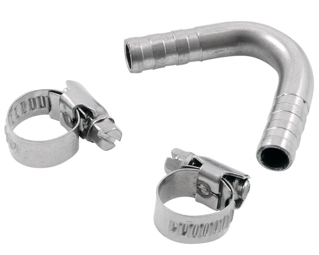 Tuyau d'essence coude SIP pour Vespa tous les modèles, diamètre:i 7,0mm, diamètr