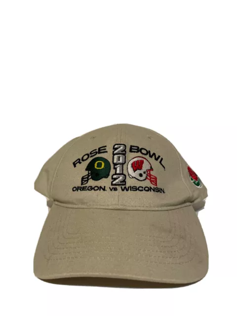 2012 Rose Bowl Oregon VS Wisconsin Football Adjustable Hat