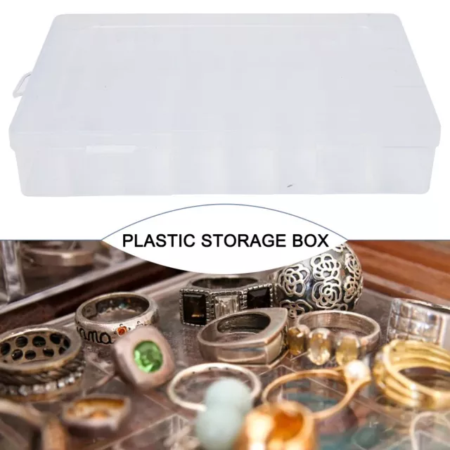 Compact DIY Organizer 24 Compartments Convenient Plastic Box for Storage 2