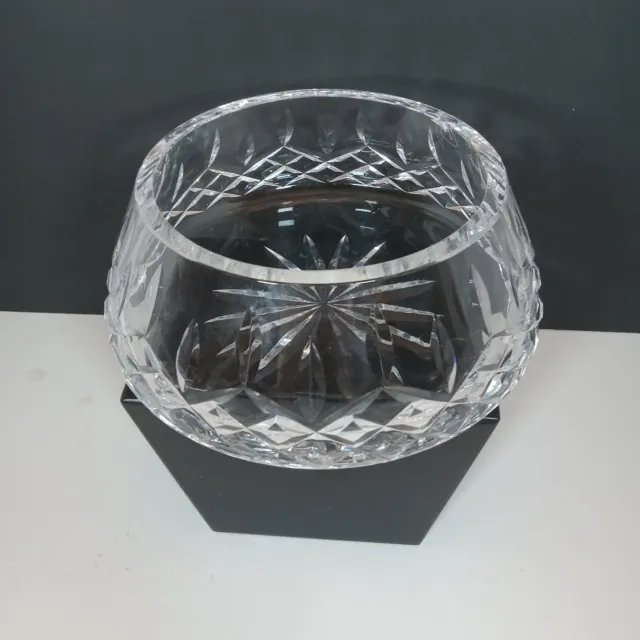 VINTAGE "Tapered" Waterford Lismore Large 7” Salad Fruit Vegetables Crystal Bowl