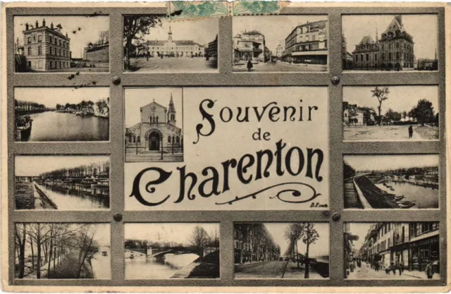 CPA AK Souvenir de Charenton FRANCE (1282300)