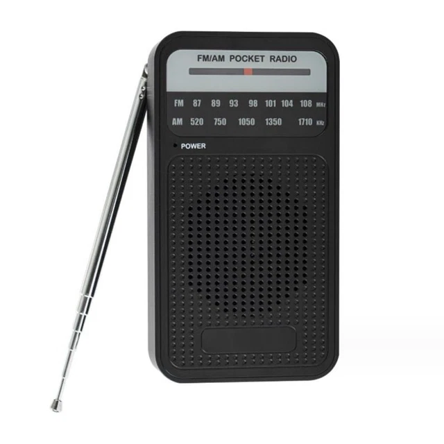 Radio Portable AM/FM Compacte - Lecteur MP3 Intégré, Prise USB Et Batterie Longue Durée