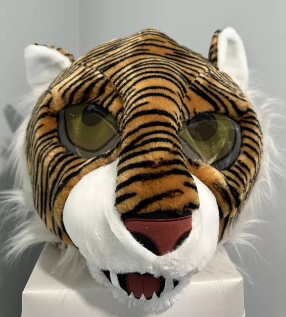 Dan Dee Plush Big Greeter Head TIGER Halloween Costume Mascot Cosplay Furry Mask