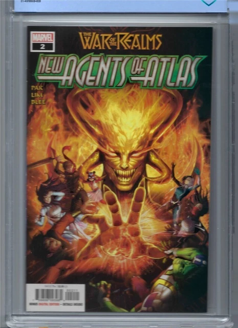 War Of The Realms: New Agents Of Atlas #2/CBCS 9.8 NM+/1st Sword Master In Story 2