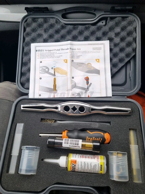 ICE TOOLZ E521 Stripped Pedal Thread Repair Kit £104.68 - PicClick UK