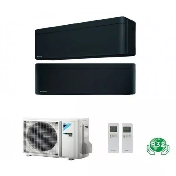 Climatiseur Daikin STYLISH Total Black Dualsplit 12000+12000+2MXM50M / N R-32