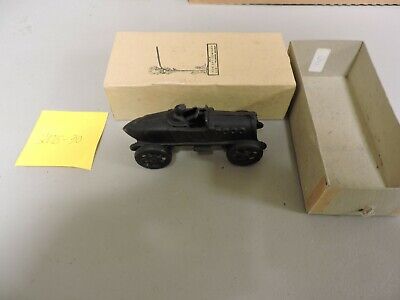 Vintage Cast Iron Old Fashion Car by Iron Art Co. J.M. 130 with original box