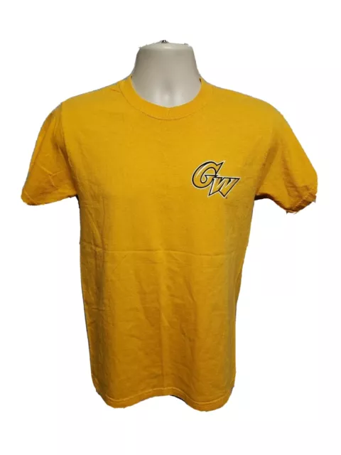 GW The George Washington University Student Adult Small Yellow TShirt