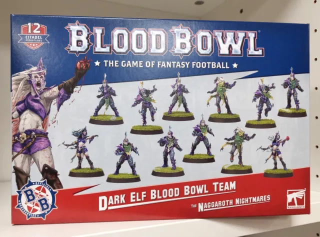Blood Bowl Team Dark Elf : Naggaroth Nightmares Single Miniatures