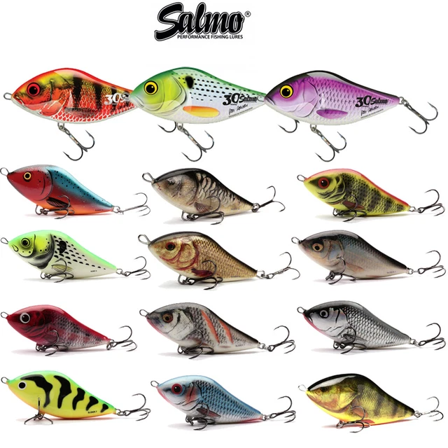 SALMO SLIDER Floating 6/7/10/12cm Wobbler Köder Kunstköder Raubfischangel