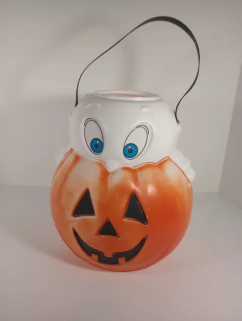 Vintage 1995 Empire Casper The Friendly Ghost Halloween Candy Bucket