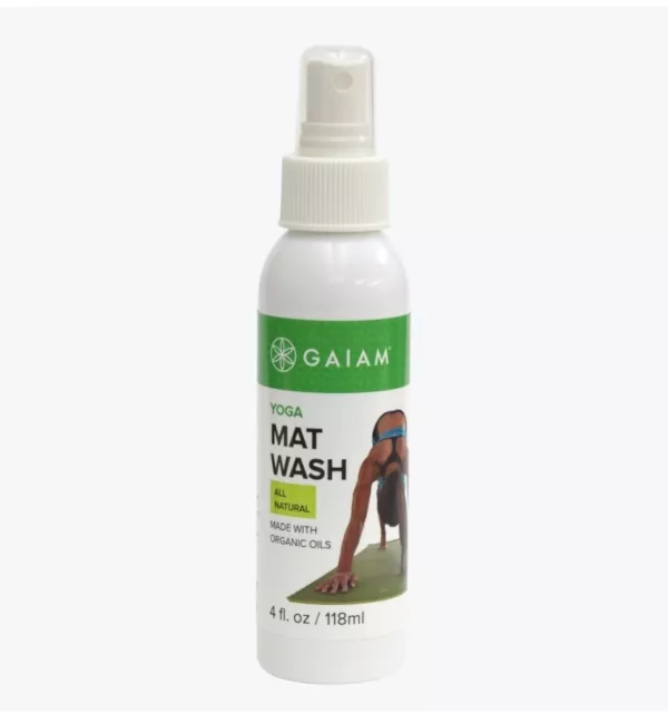 GAIAM Yoga Mat Wash All Natural Organic Oils 4 fl.oz