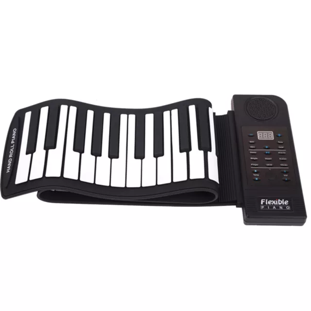 KONIX PN61 Electronic Keyboard Piano Hand Rolling Up Piano 61 Keys Instrument