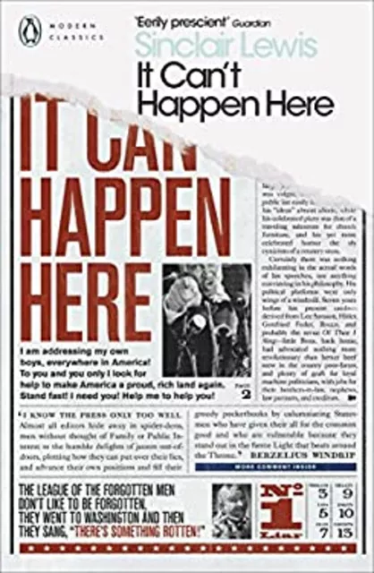 It Ne Peut Pas Happen Here Livre de Poche Sinclair Lewis De